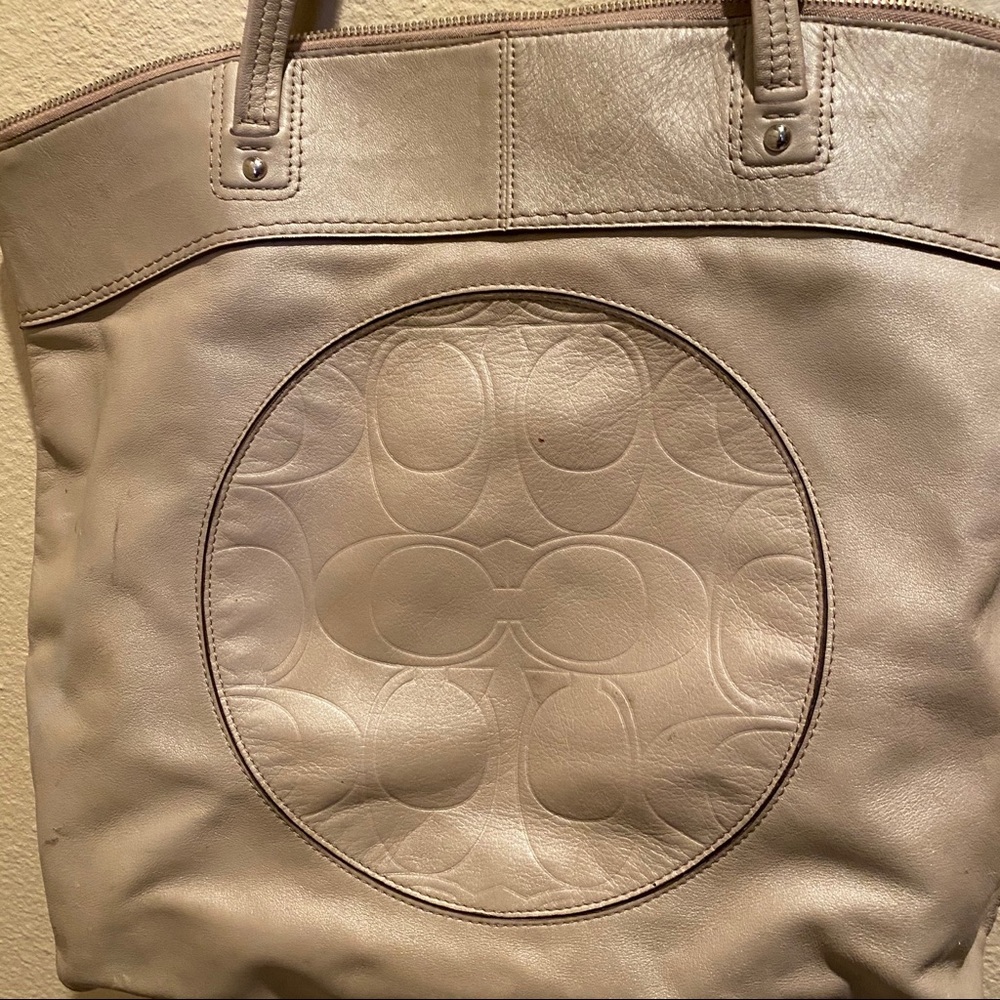Authentic Coach tote - Picture 2 of 3